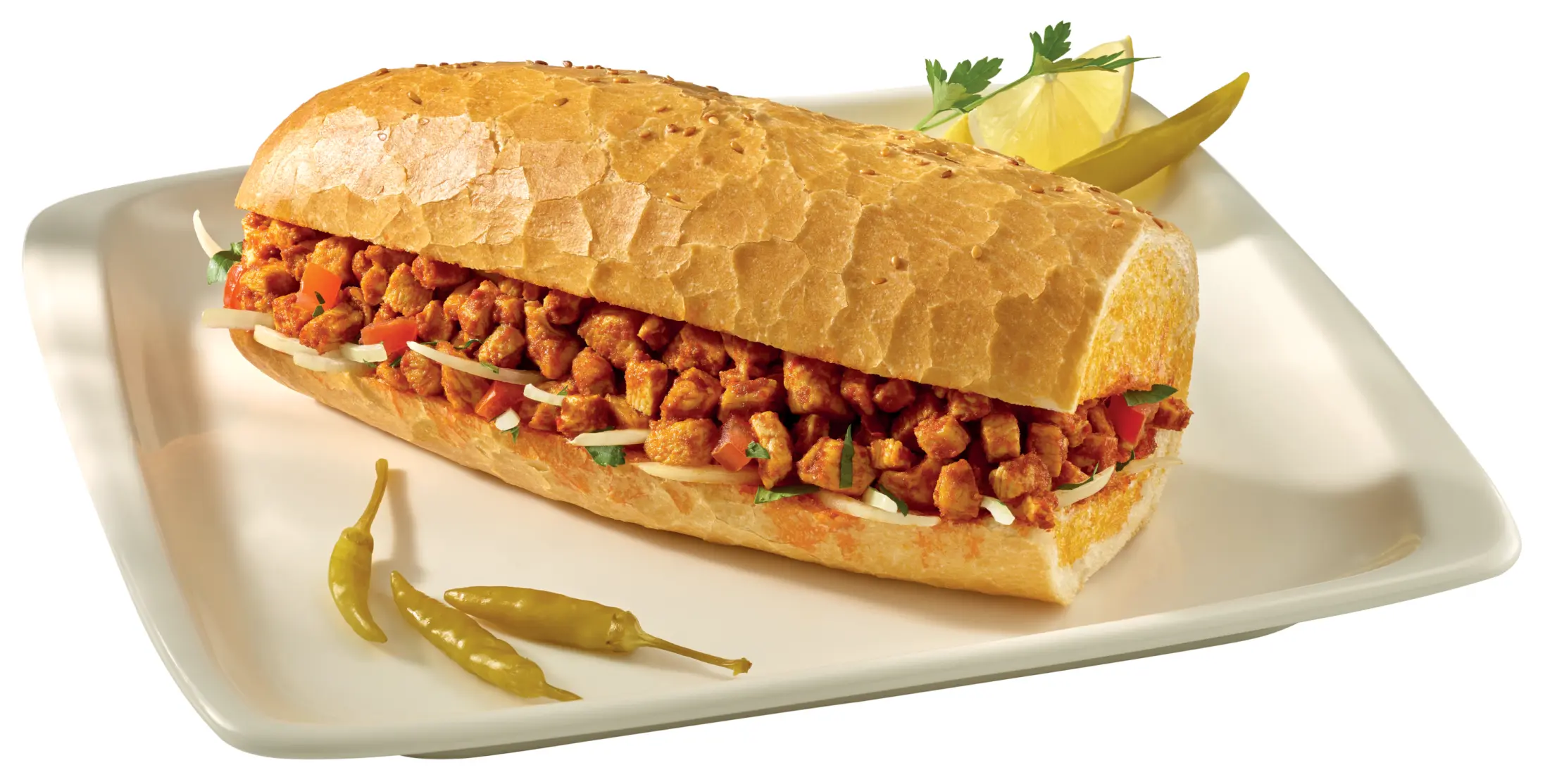Ayla Tantuni'nin hafif ve lezzetli tavuk ekmek arası tantunisi